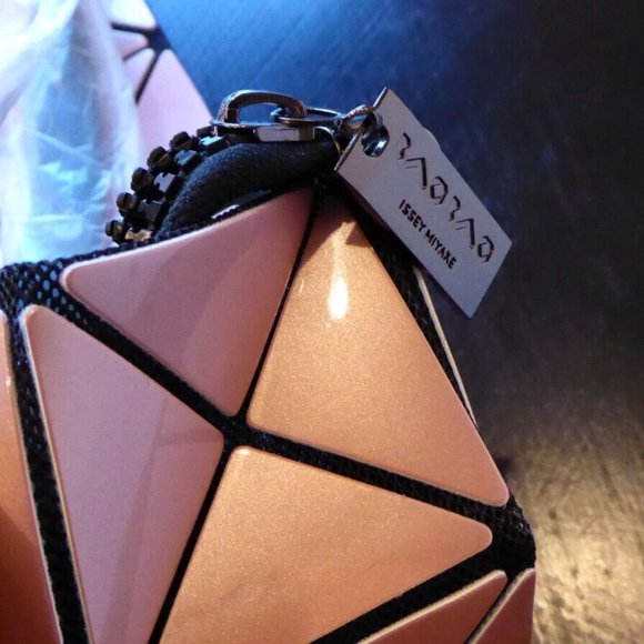 Issey Miyake BAOBAO Rose Pink Goldish Tote Handbag Bag - Picture 7 of 11